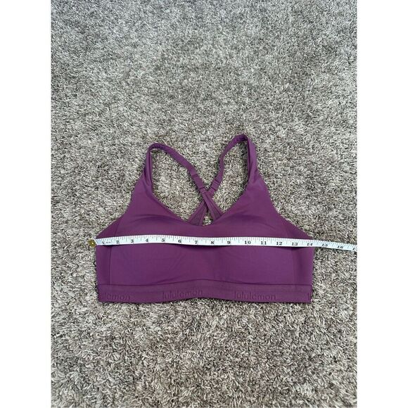 Lululemon Up For It Bra Vintage Plum Purple Size 34B High Support Padded Running - Picture 5 of 6
